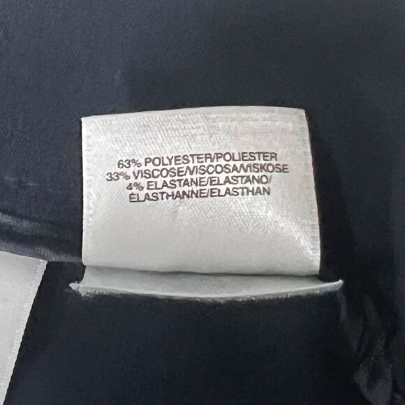 Anne Klein Navy Dress Pants Trousers Size 2 - Picture 3 of 6